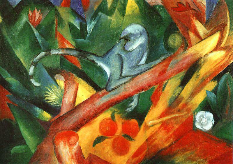 Franz Marc The Monkey France oil painting art